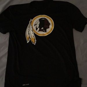 Nike Men’s Washington redskins black tee L